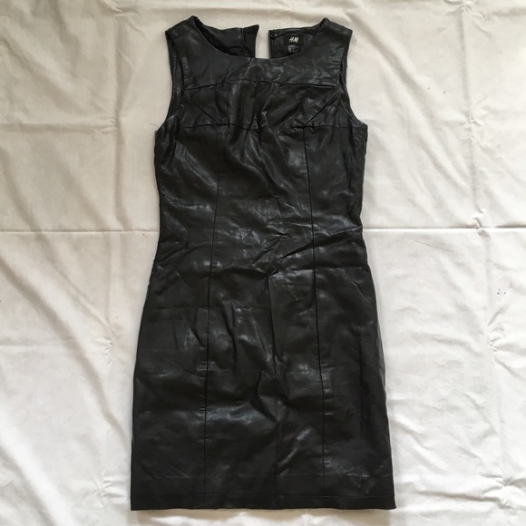 H&M Dresses & Skirts - Leather Mini Dress